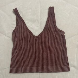 Brown tank top